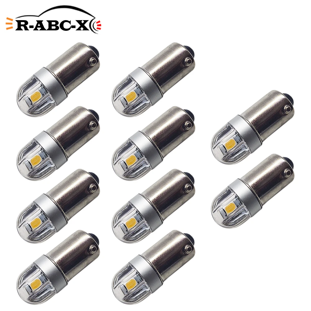 RUIANDSION 10X BA9S T4W 3030SMD номерного знака автомобиля светильник чтение купольная лампа