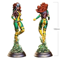 100mm 10cm resin model kits forest female warrior figure unpainted no color rw 474
