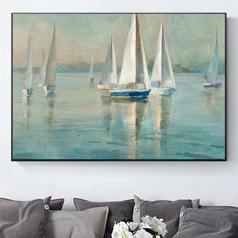 Canvas Paintings Modern Wall Art Seascape Poster Wall Picture for Living Room Home Decor Posters and Prints Wall Art Picture