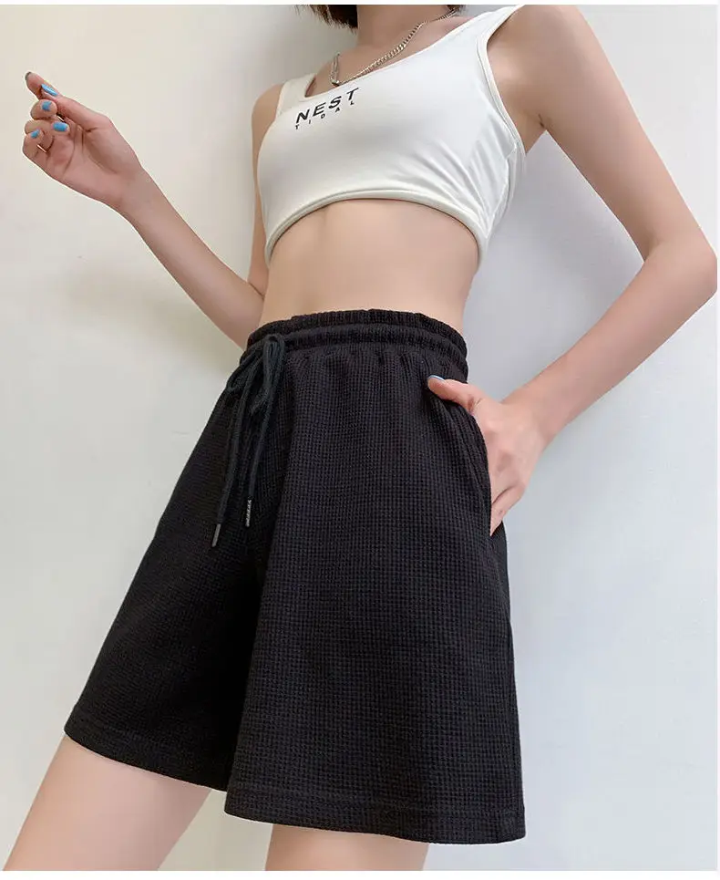 

2021new summer thin women high waist sport shorts casual running shorts women bike baggy short