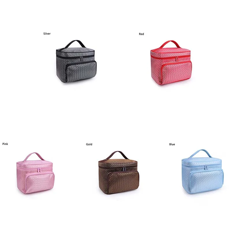 1Pc New Hot Sale Cosmetic Bag Women Large Make Up Bag Vanity Case Cosmetic Nail Tech Storage Beauty Box For Enchanting Ladies