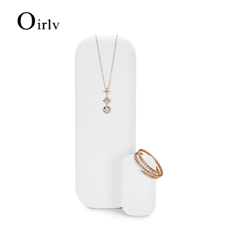 Oirlv Jewelry Display Set Mannequin Necklace Stand Ring Organizer Earring Storage Jewelry Organizer Jewelry Storage