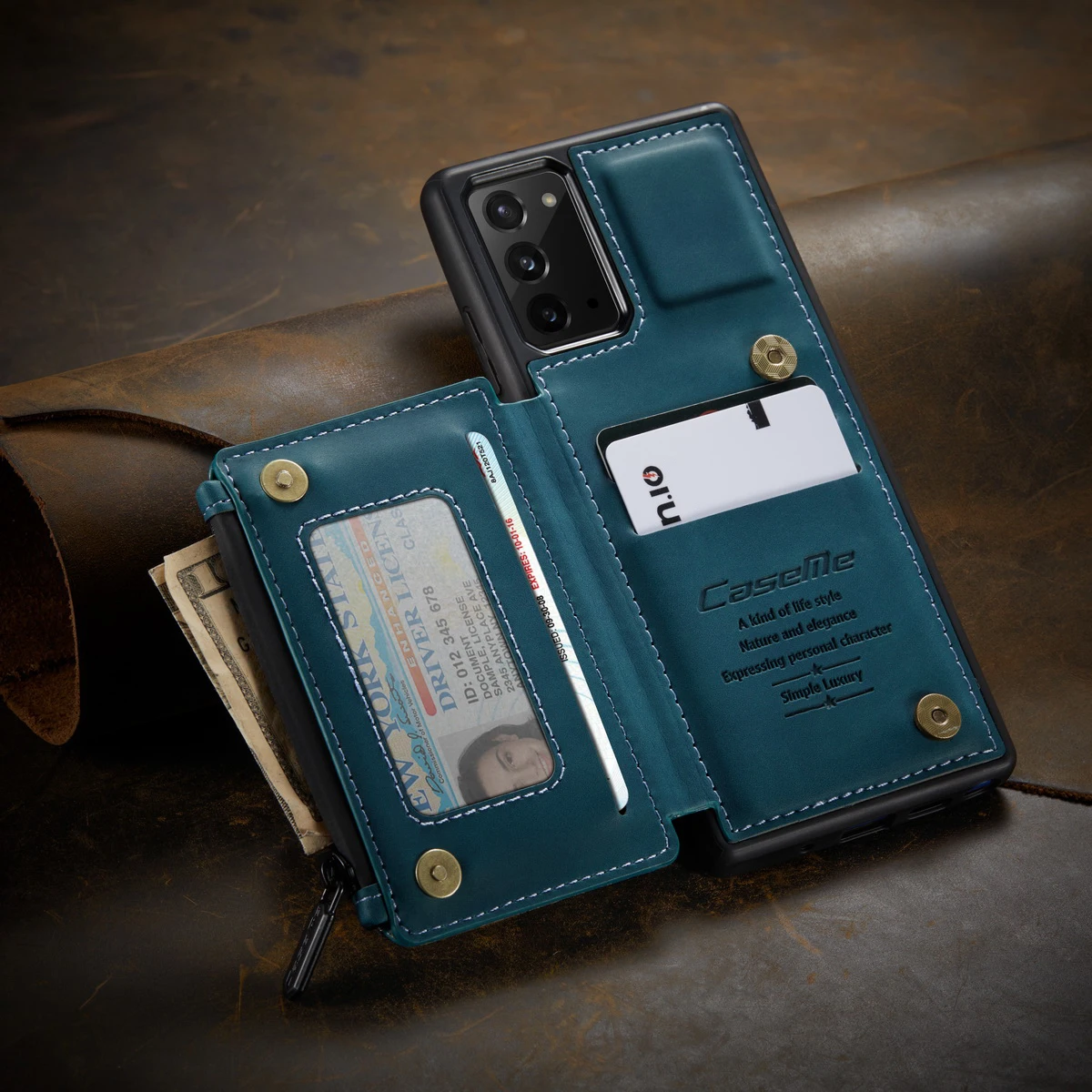 For Galaxy S21 S20 Note20 Ultra Classic Wallet Stand Back Cover Vintage Magnetic Leather Case Samsung S8 S9 S10 Note10 Plus | Мобильные