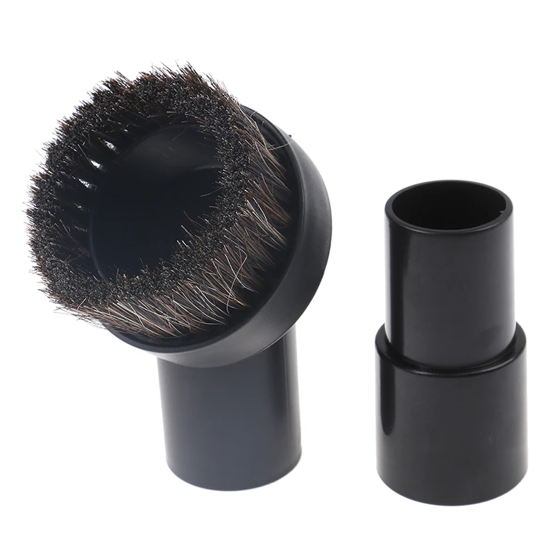 

2.5cm Round Brush+Vacuum Cleaner Converting Adapter Long Horse Hair 32mm to 35mm vacuum tool for European version vacuum cleaner