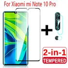 Защитное стекло 2 в 1 для Xiaomi Redmi Note 8 Pro 8A 8T 9s 9 Mi Note10 10 Lite, закаленное стекло для объектива камеры, защитная пленка для экрана