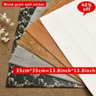 3D древесины стеновые Стикеры домашний декор пены водонепроницаемое покрытие для стен самоклеящиеся обои для Гостиная Спальня крыши