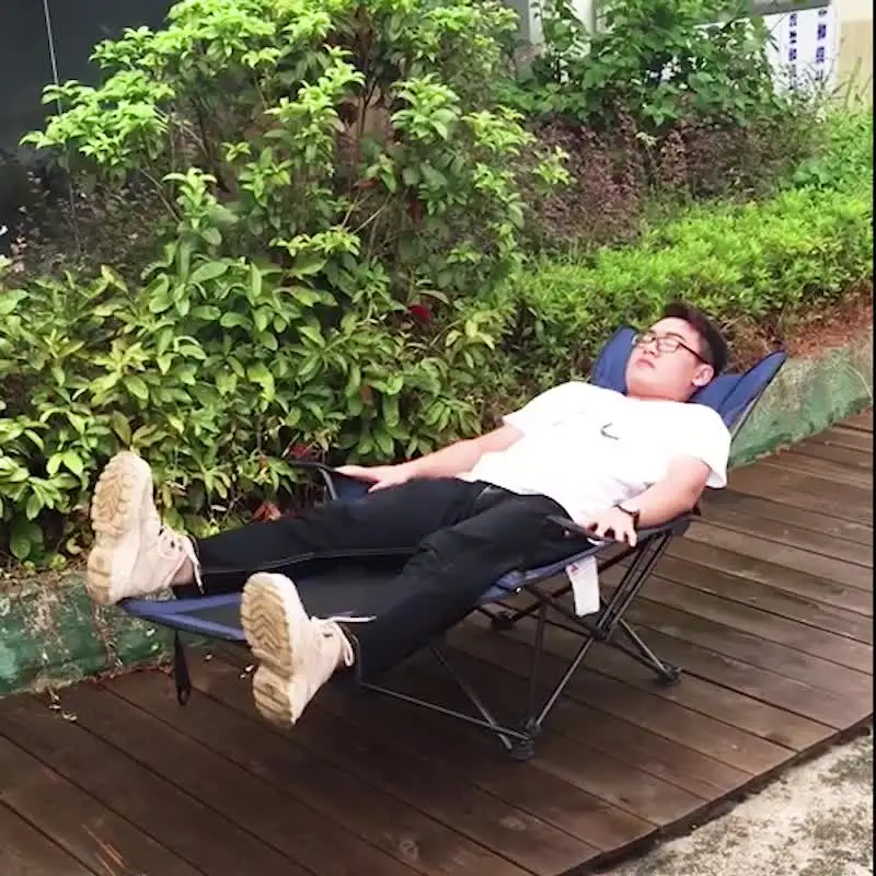Уличное пляжное кресло Портативный откидной стул складной обеденный перерыв