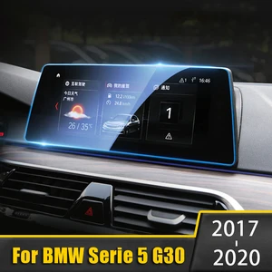 for bmw g30 5 series 2017 2018 2019 2020 tempered glass car navigation screen protector touch display screen film anti scratch free global shipping