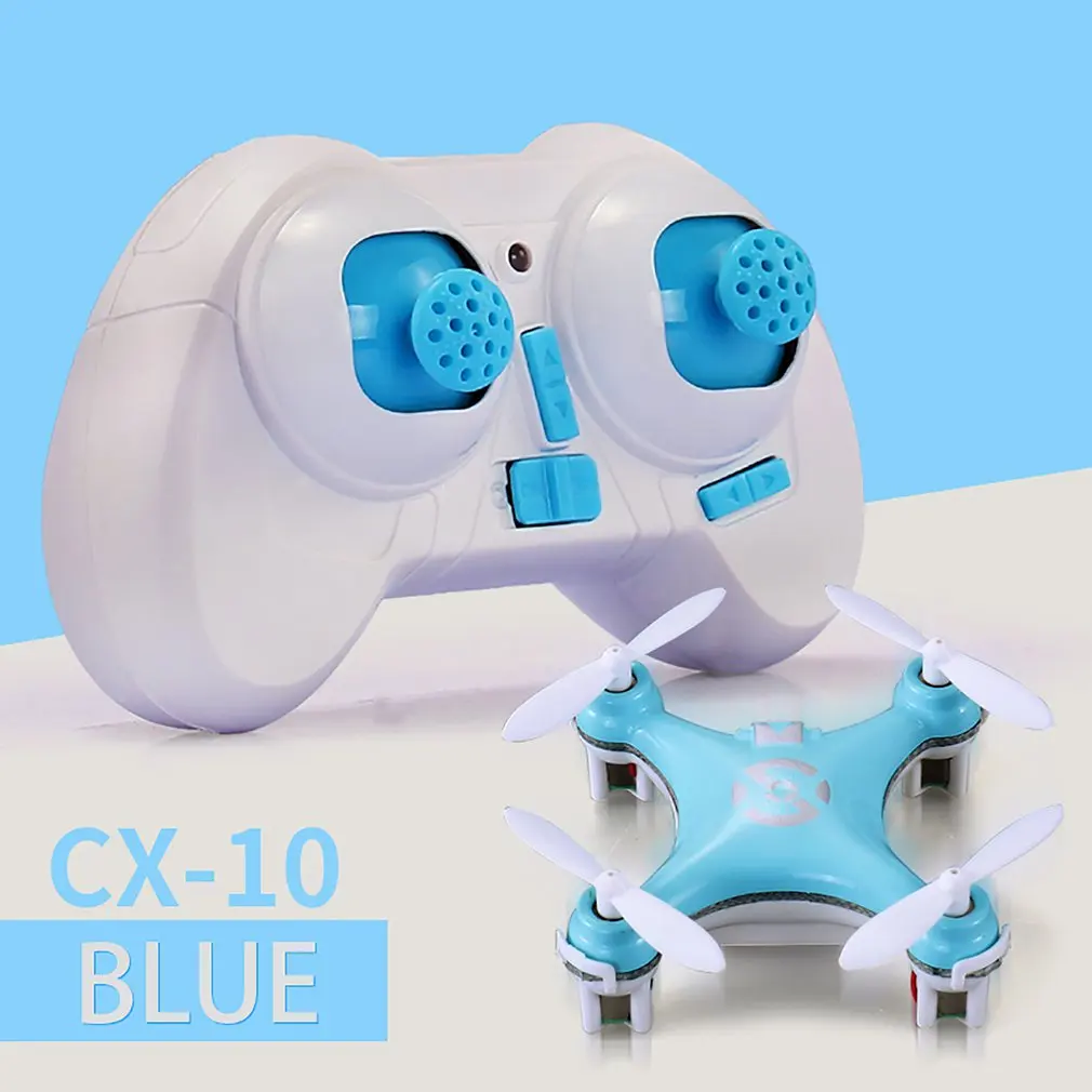 CX-10 мини-Дрон 2 4G 4CH 6-осевой светодиодный Радиоуправляемый квадрокоптер игрушка