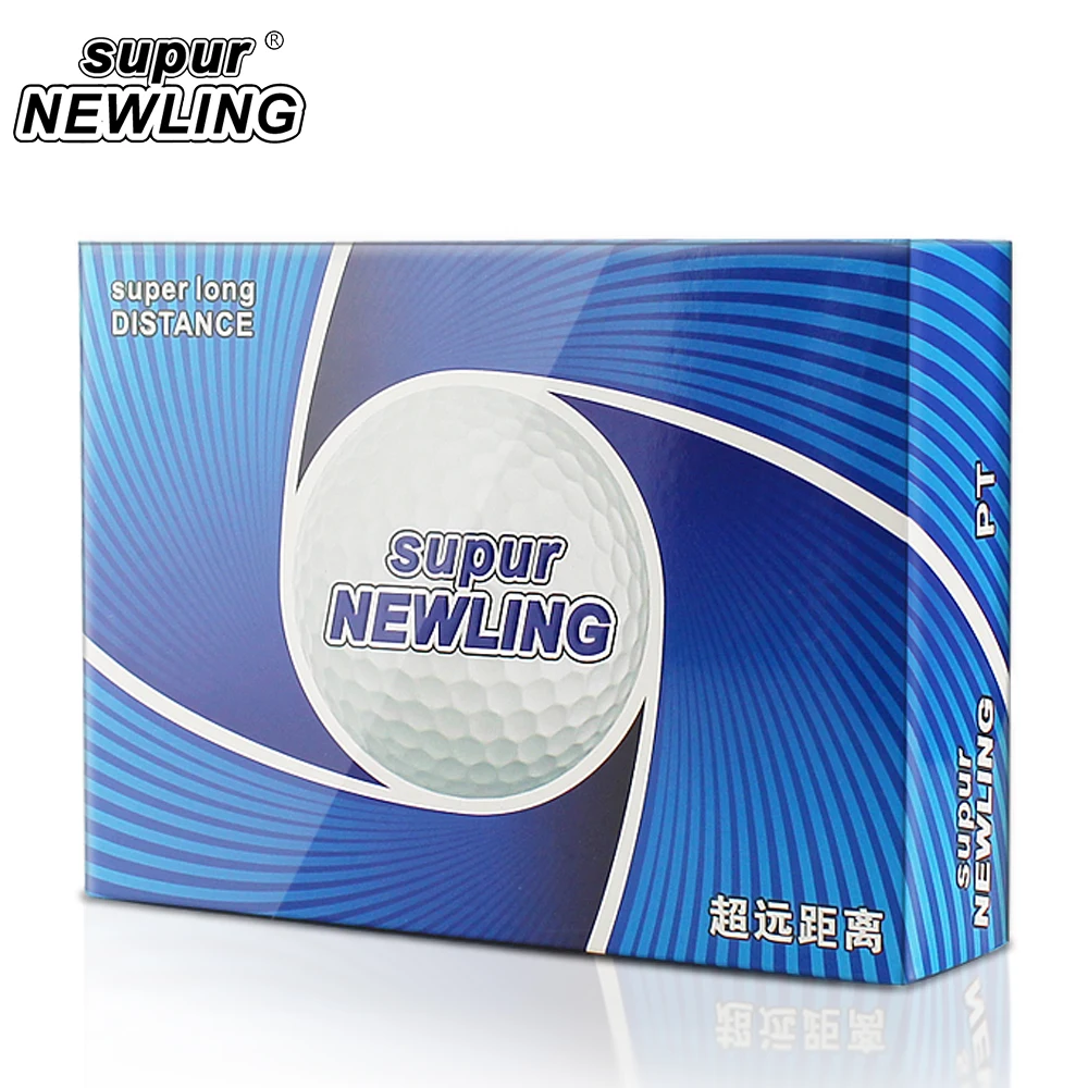 1 коробка Supur NEWLING мячи для гольфа Long Distance 2 слоя 12 шт гольфа|golf game balls|golf ballsgolf ball box |
