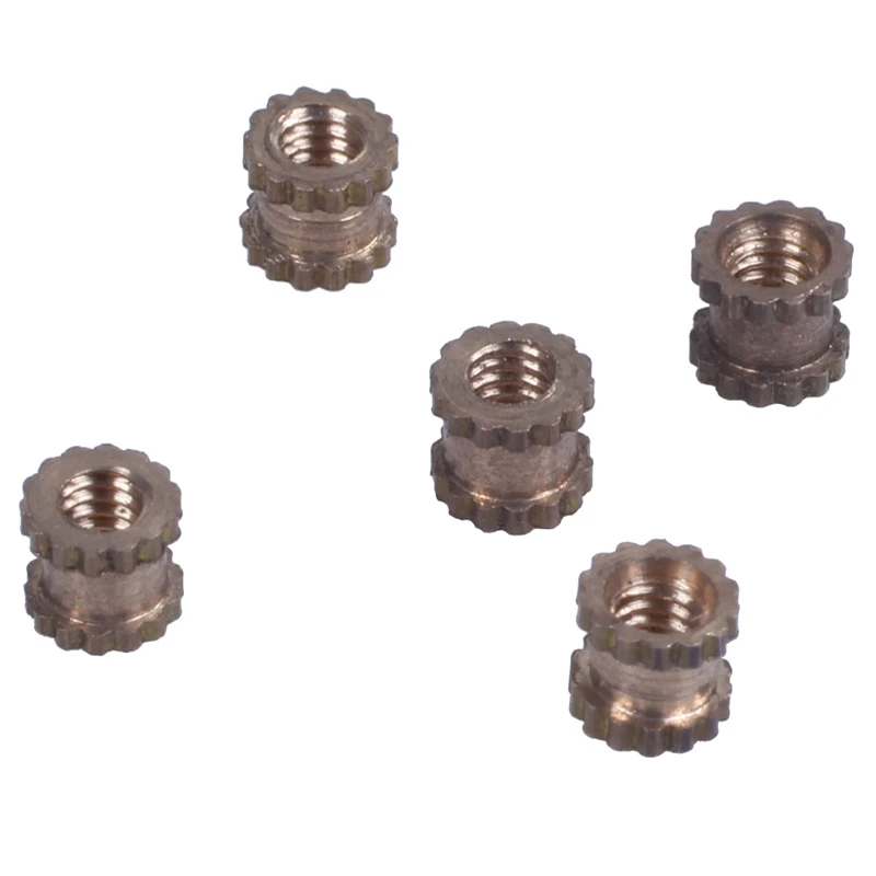 30 шт. M2Xmx3.5mm женские резьбовые латунные вязанные вставки врезанные гайки и 5 шт 16