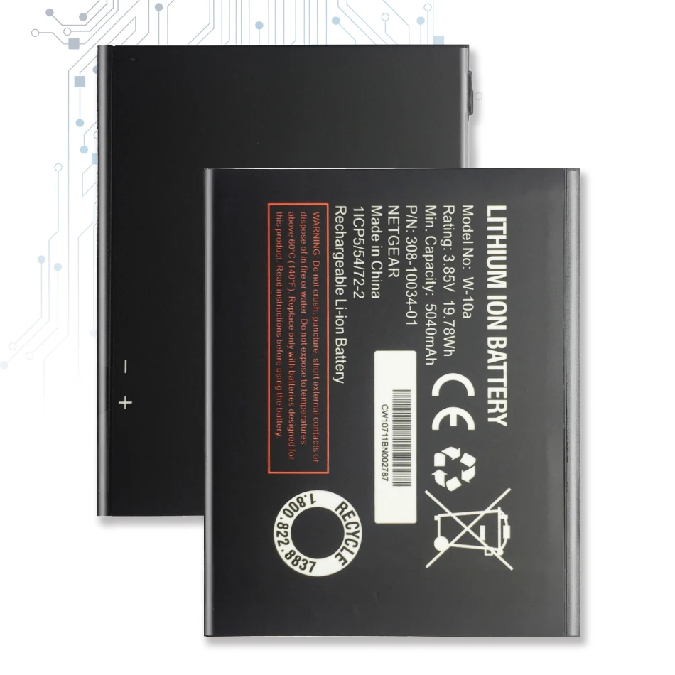 W 10a для NETGEAR NightHawk M1 MR110 сменная батарея 5040 мАч с кодом трека|Аккумуляторы