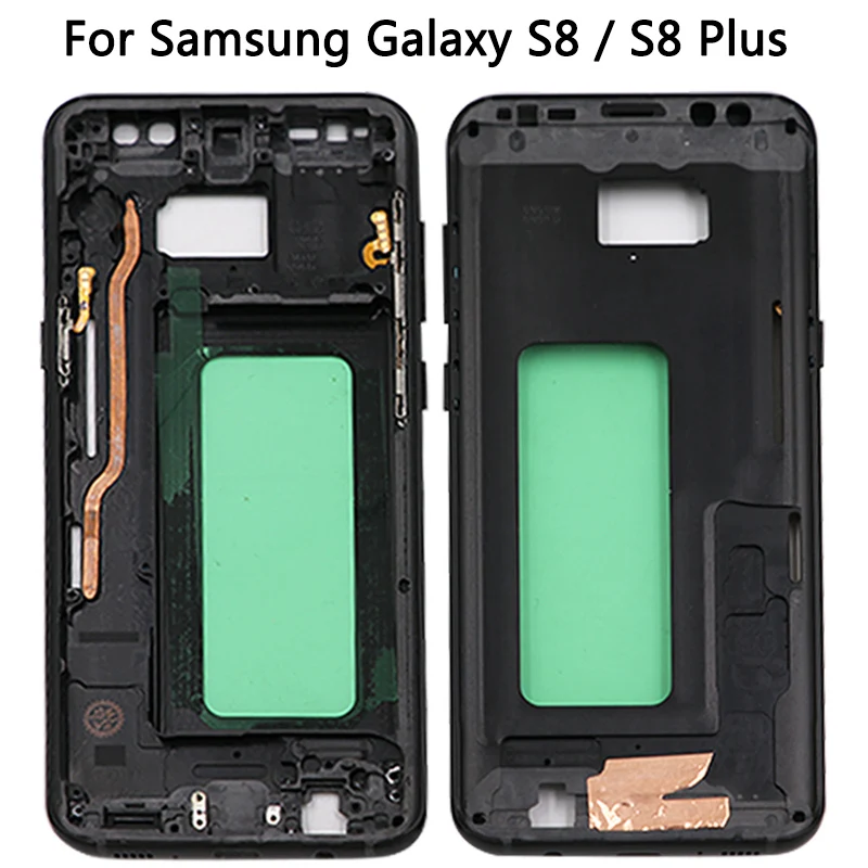 Для Samsung Galaxy S8 G950/S8 Plus G955 крышка батареи + средняя рамка LCD Сенсорная внешняя