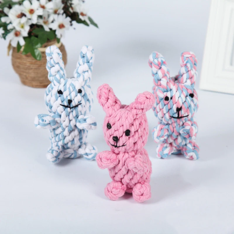 Aapet 1 шт. игрушка для укусов домашних животных из хлопка имитация кролика Форма