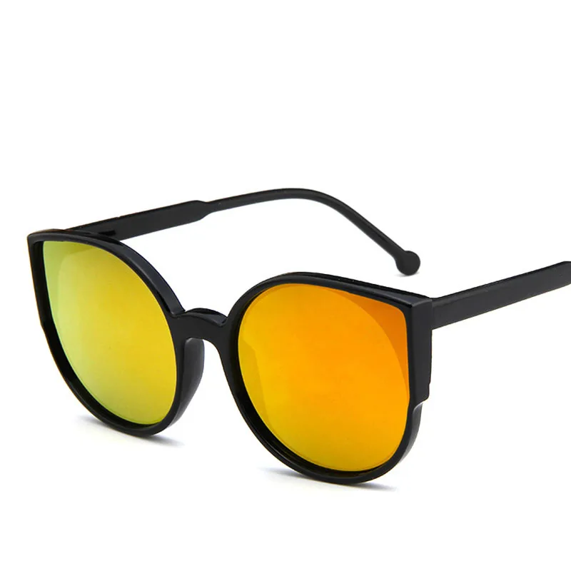 

2020 Luxury Designer Sun Glasses Fashion Coating Sunglasses Cat Eye Glasses Frame Oversized Mirror Oculos Vintage Eyewear Shades