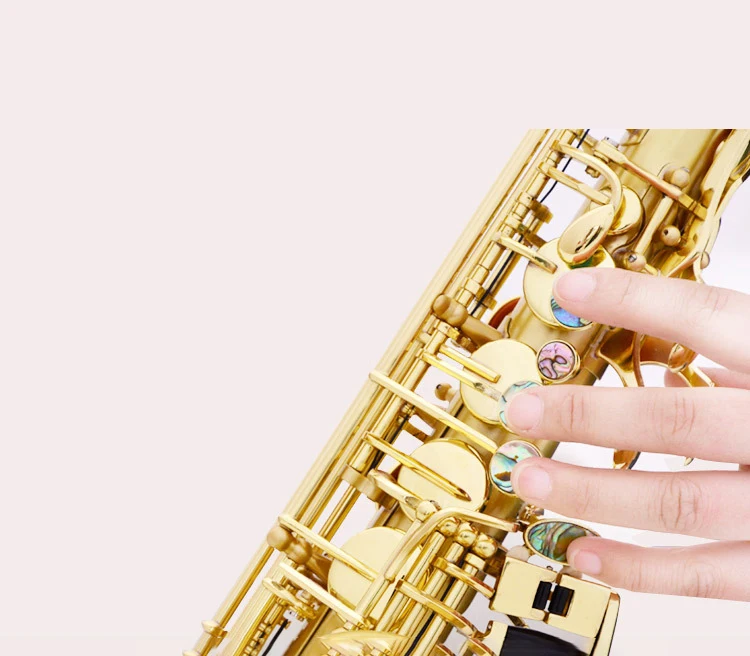 Золотой лак латунь альт инструмент Аксессуары Профессиональный Eb Китай Саксофон