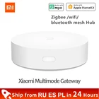 Шлюз Xiaomi Mijia ZigBee 3,0, многорежимный сетевой хаб с Wi-Fi и Bluetooth, голосовое дистанционное управление, работает с приложением Mi Home Apple Homekit