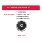 Кнопка переключения автомагнитолы, кнопка переключения CD-машины для BMW 5 7 серии X5 X6 F02 F07 F10 F15 F16 64119350272 с иконой