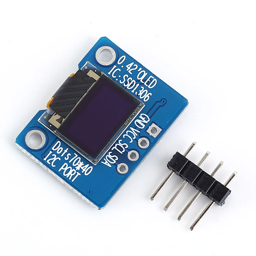 Oled-дисплей 0,42 дюймов I2C IIC 72x40 белый SSD1306 драйвер 72*40 3,3 В
