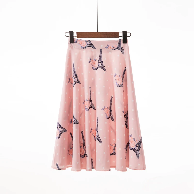 

Harajuku Skirt Women Sale New Summer Floral Print Sexy Plus Size Japanese Midi Skirts Womens Casual High Waist Pleated Skirt