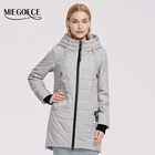 MIEGOFCE 2021 новая коллекция женская куртка водонепроницаемая теплая стеганка женское пальто ветрозащитная с капюшоном двусторонний слайдер куртка с вязанными манжетами очень удобная и практичная