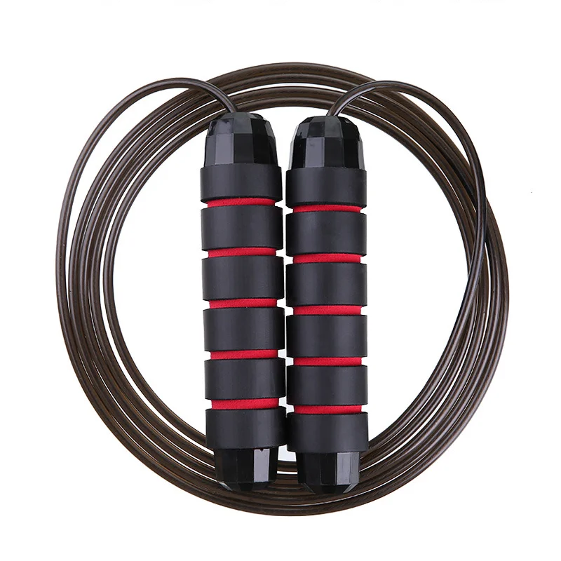 Tangle-Free Speed Skipping Rope with Ball Bearing EVA Non-slip Foam Handle Adjustable Jump Ropes Gym Fitness Exercise Equipment
