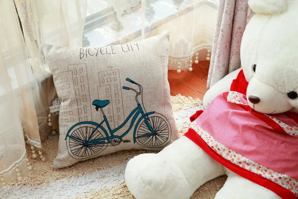 Хорошее качество толстая искусственная льняная наволочка для детской комнаты |