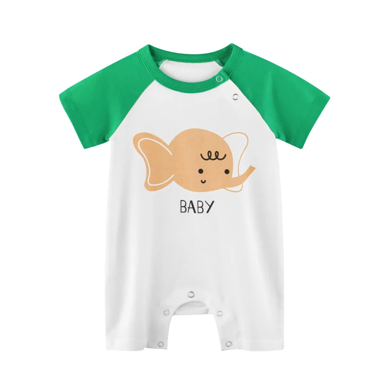 Детский комбинезон в Корейском стиле летний с короткими рукавами для