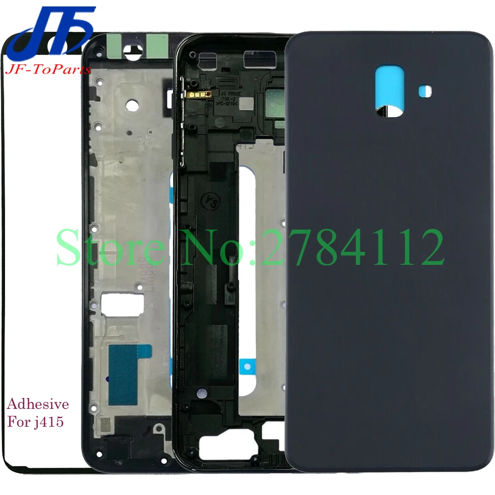 5 шт Для Samsung Galaxy J4 плюс J415 + / j6 j610 Полный ЖК экрана крышка средняя рамка Крышка