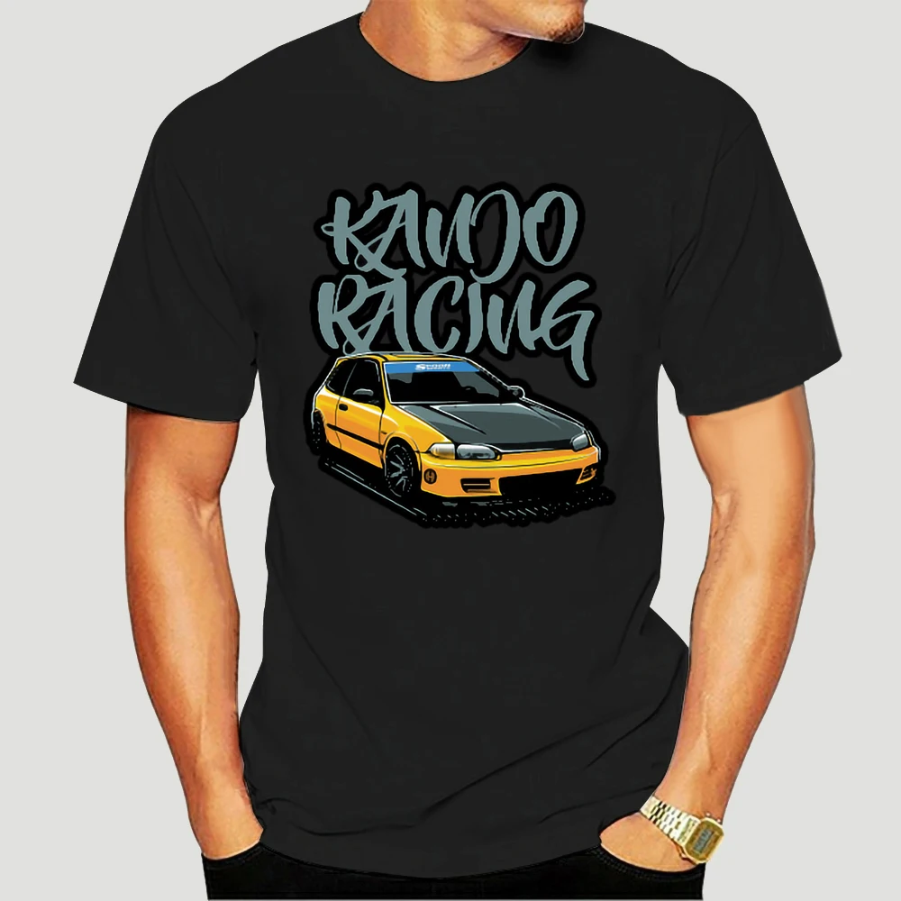 

Men t-shirt EG6 Kanjo Racing Spoon JDM Car tshirt Women t shirt 3917X