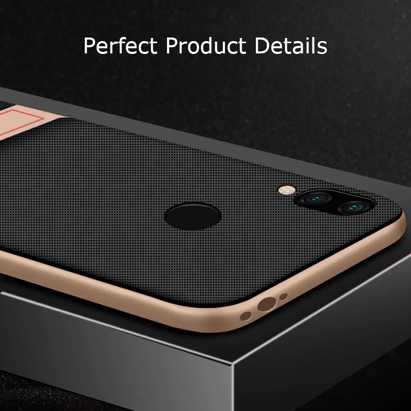 Чехол для Xiaomi Redmi Note 7/Note7 Pro 3D чехол-подставка силиконовый 360 Защитный чехол Note7Pro 7Pro