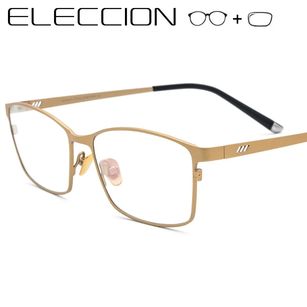 Оптическая оправа ELECCION из чистого титана для женщин и мужчин очки по рецепту