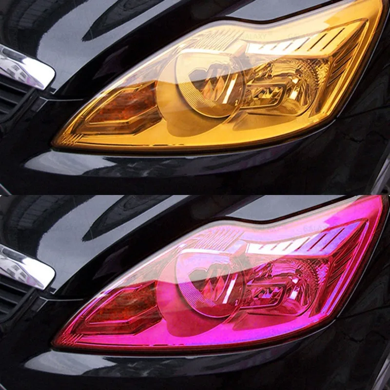 

Universal 30cm*120cm Car Headlight Tail Rear Light Tint Vinyl Film Stickers For Auto Styling Decoration Auto Accessories