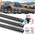 Автомобильная Щетка стеклоочистителя лобовое стекло вставка автомобиля гибридная Denso Резиновая полоса пополнения 8 мм 14 