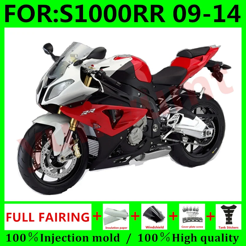 

Обтекатели под давлением ABS для мотоциклов BMW S1000RR 09 10 11 2009 2010 S 1000 RR S1000 RR 12 13 14 2014 обтекатель, цвет красный, белый
