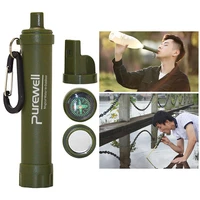 1pcs portable water purifiers outdoor survival filter camping hiking emergency elements