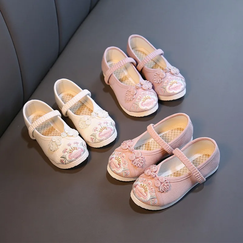 Новинка 2020 модная детская обувь весенняя для девочек в китайском стиле