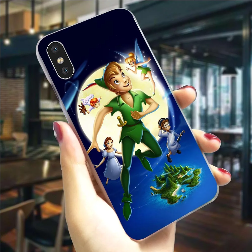 Защитный чехол для телефона Питера Пэна Венди Тинкербелл iPhone 7 5 5S SE 6 6S/6 6S Plus 8/7 8 X XS