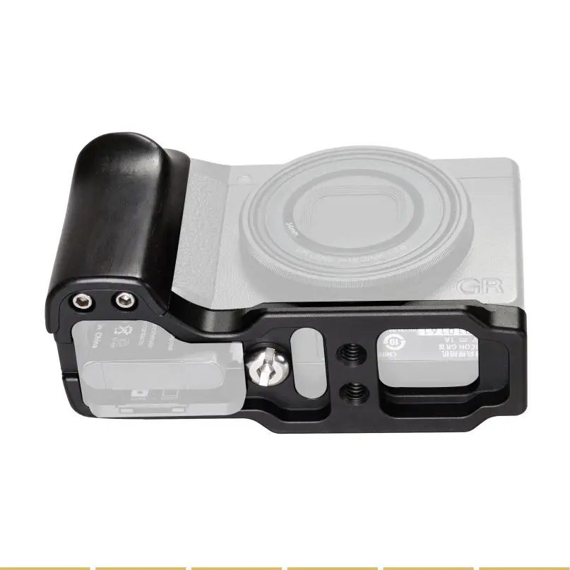 WEPOTO Ricoh GR3 ручной металлический кронштейн быстросъемное основание черный черное