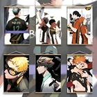 Haikyuu! Бокуто Koutarou Аниме Манга HD принт настенный плакат из цельного дерева подвесной завиток плакат мультфильм настенные подвесные плакаты