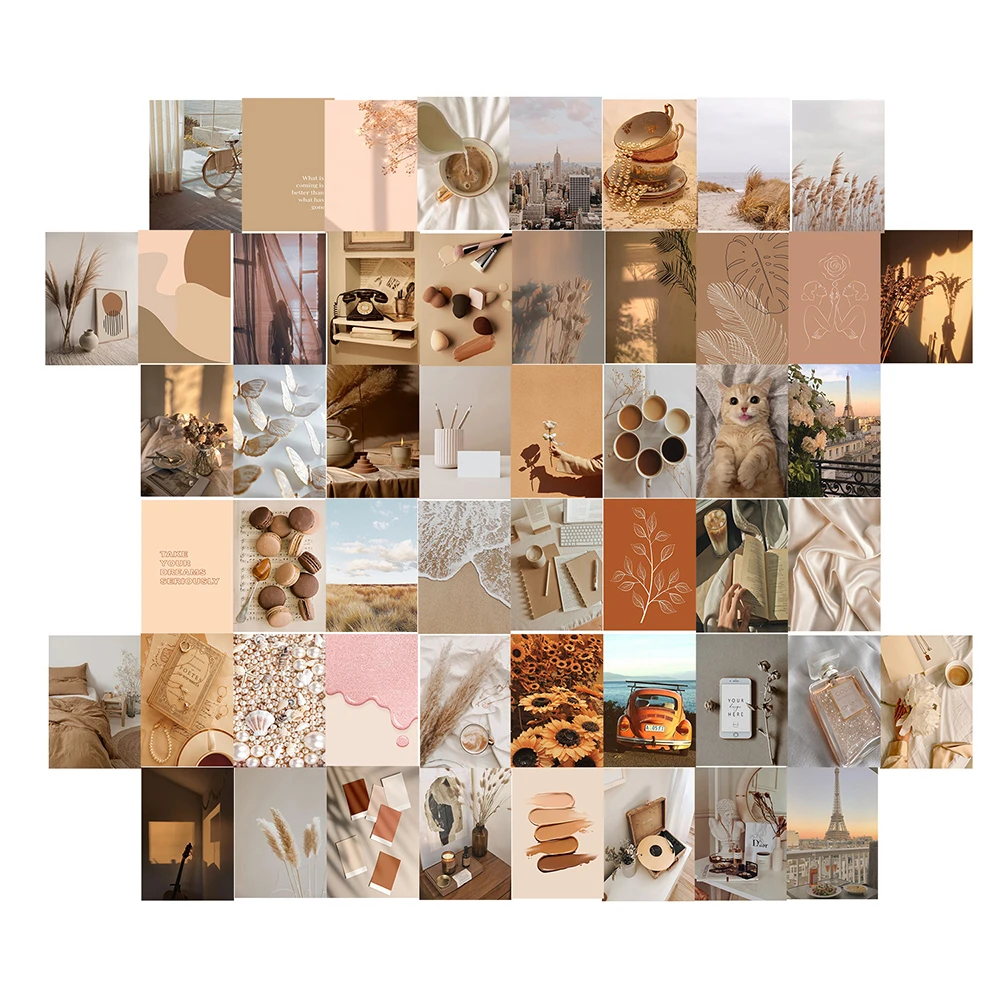 

Набор для фотоколлажа открыток, набор для настенного коллажа, изысканные эстетические постеры, декор для спальни