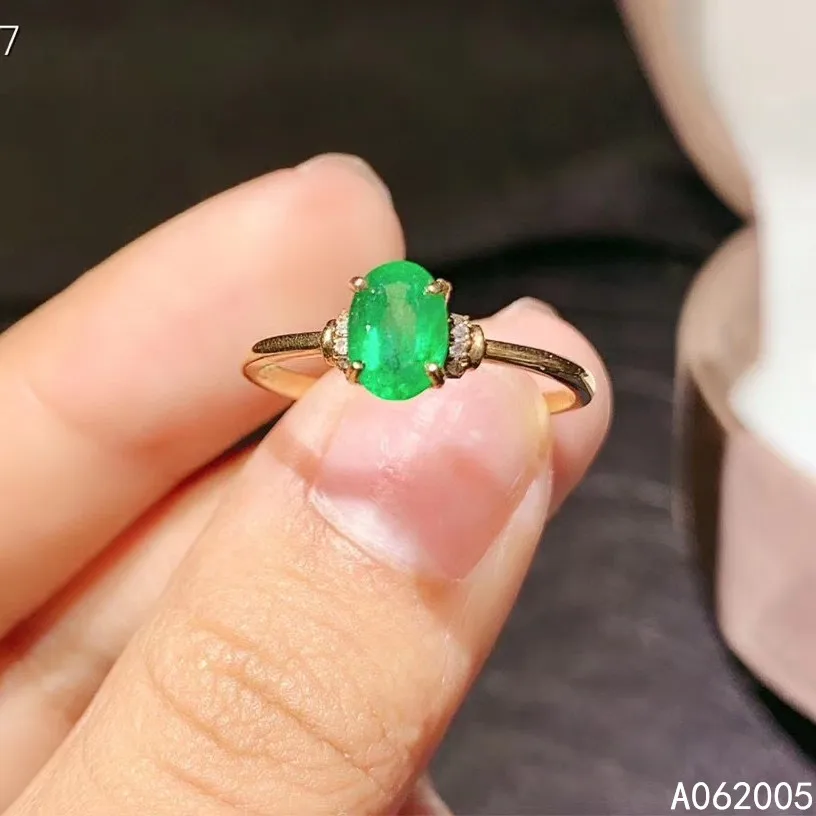 KJJEAXCMY Изящные Ювелирные изделия 18K золото инкрустированное натуральным