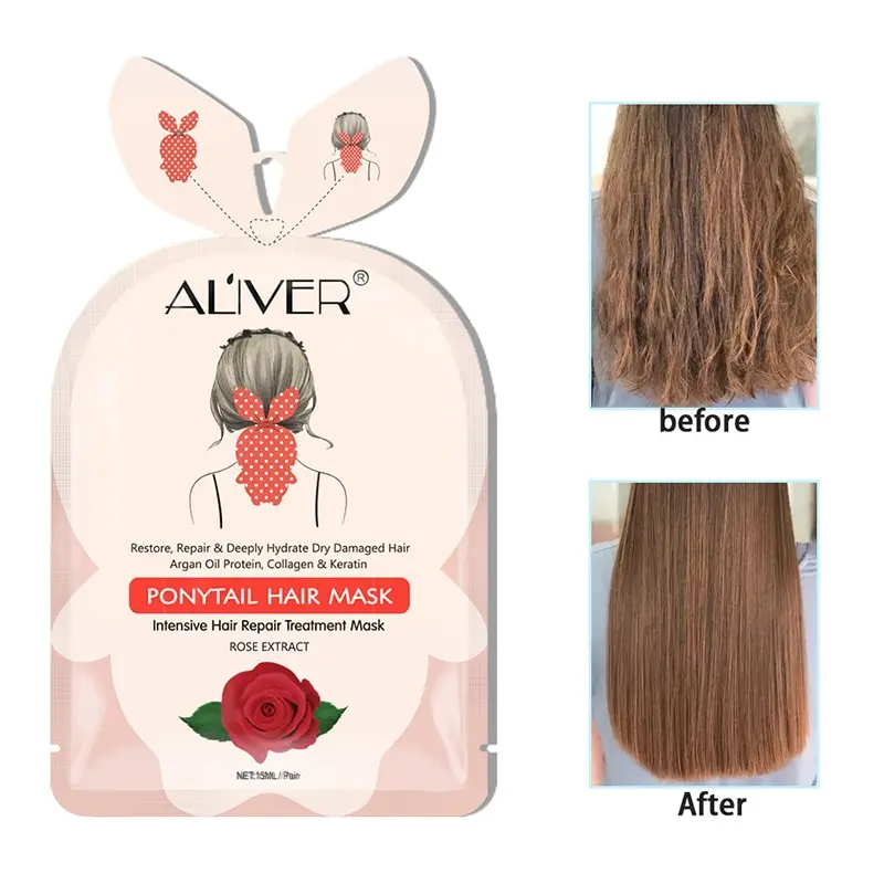 

15ml Ponytail Hair Mask Deep Conditioning Masks Intensive Repair Restore Dry Damaged Anti-fork Anti-drying Hair Care
