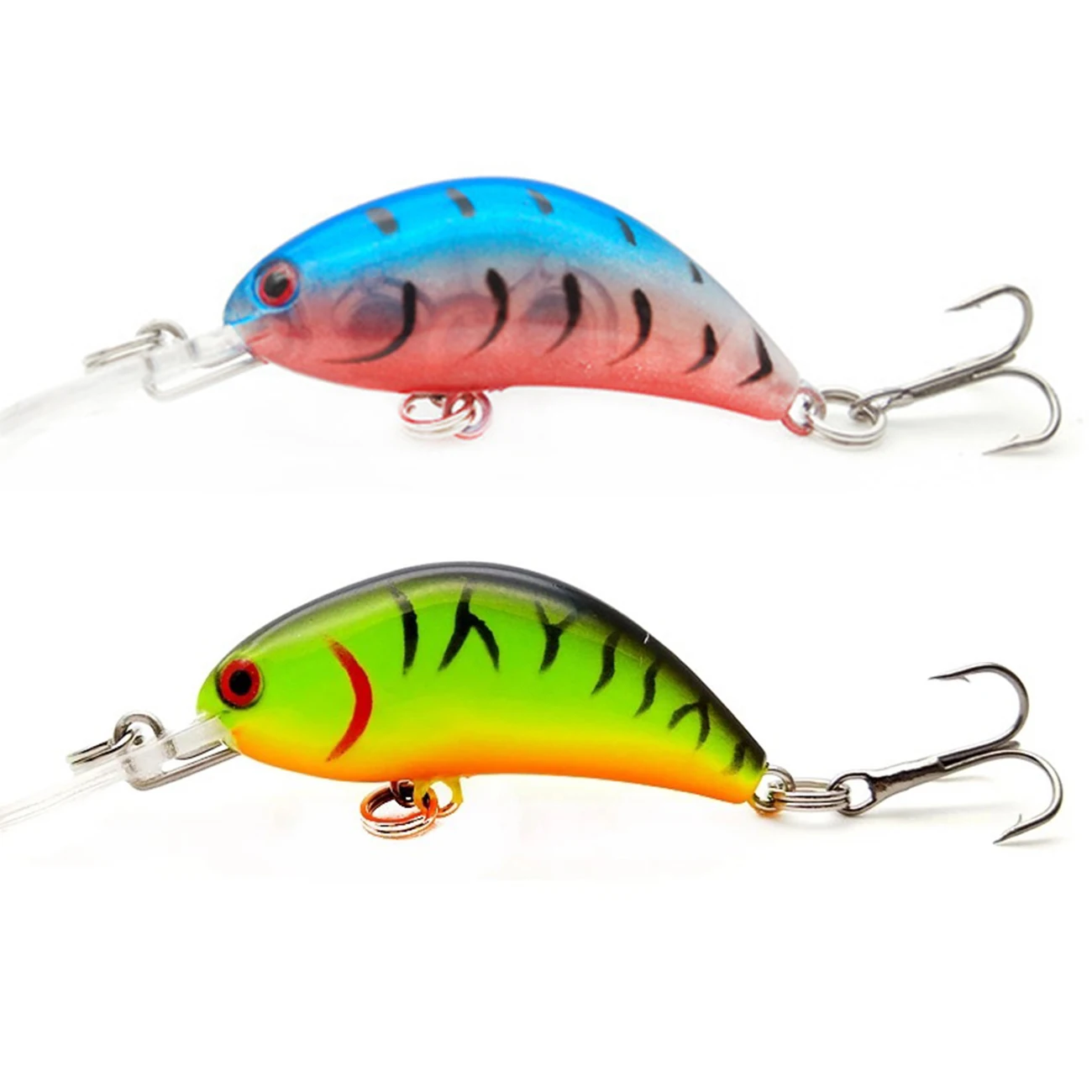 

WATERBOY TW Mini Crank Minnow Fishing Bait 4cm 1.6in 3.4g 0.1oz Lifelike Wobbler Swimming And Colorful Classic Artificail Lure