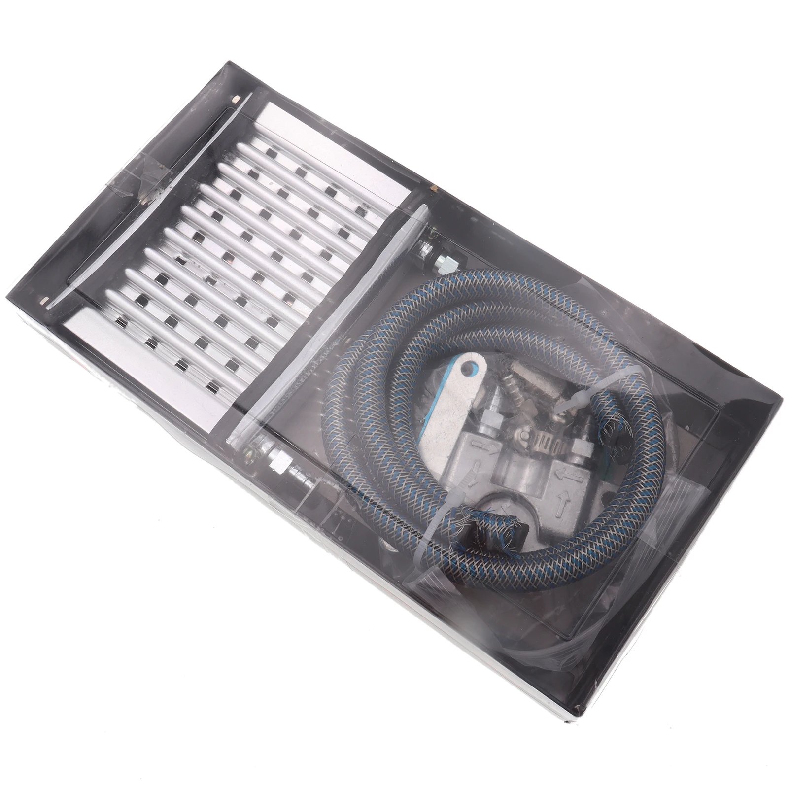 Универсальный мотоциклетный Алюминиевый Масляный радиатор двигателя с ЧПУ