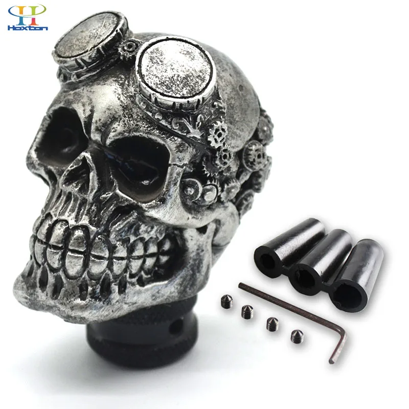 Универсальная ручка переключения передач для автомобиля с черепом