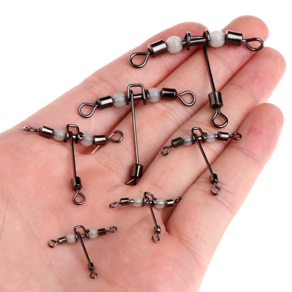 Прочный тройной латунный ствол-Сплиттер T-образные рыболовные Вертлюги