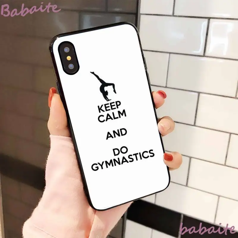 Роскошный Уникальный чехол для телефона Babaite любителей гимнастики спорта iPhone 8 7 6