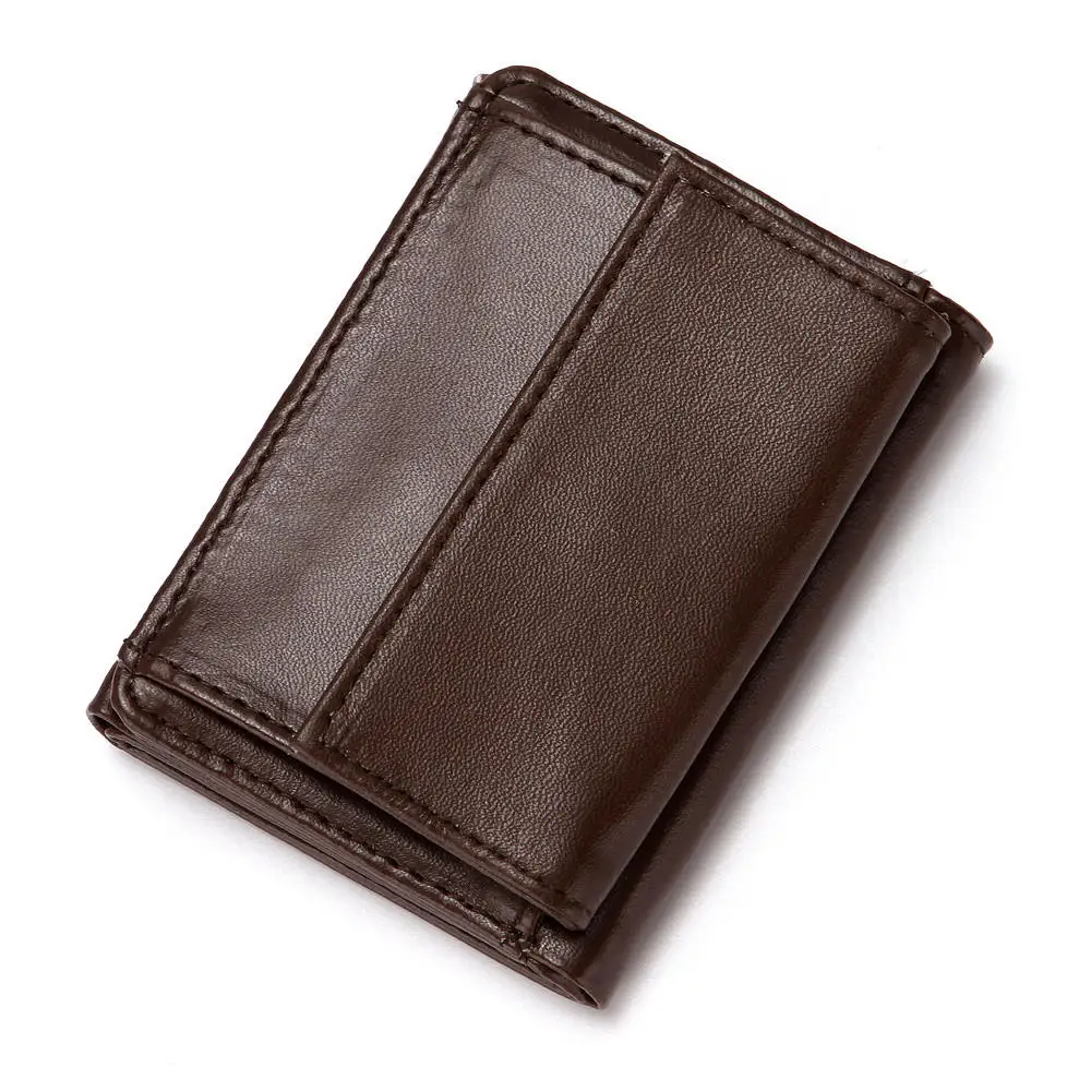 

Fashion Slim Mini Wallet Mens Wallet PU Leather Hasp Coins Wallet Purse Men Billfold Business Credit ID & Card Holders