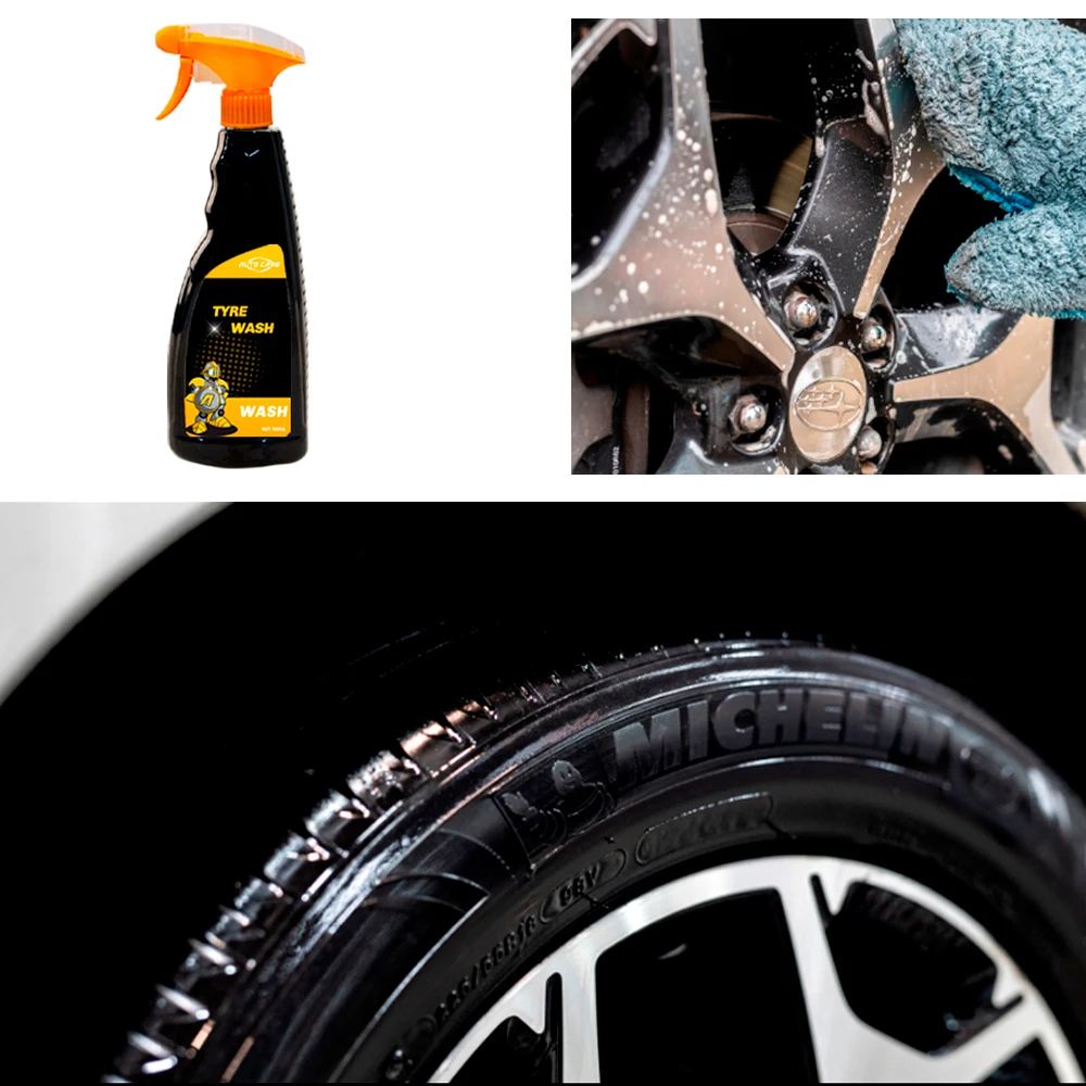 500 мл гель для чистки автомобильных колес защитный жидкий покрытия шин глянцевое